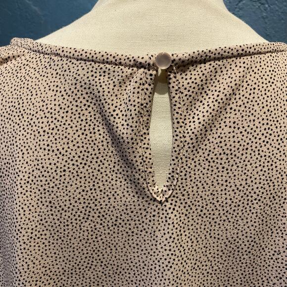 Adrianna Papell size 2x Femme Layer neutral timeless classic blouse Capsule - Picture 3 of 10